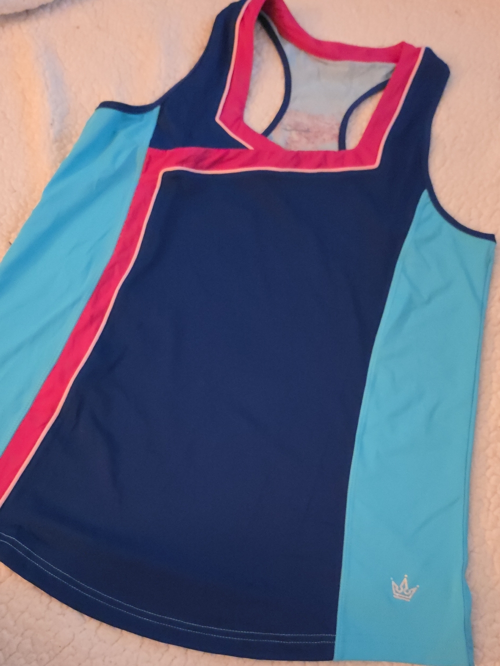Disney crowned athletics mulan themed tank top